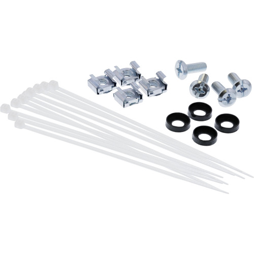 InLine® 10 Patchpanel Leerblech 12x, für Keystone Module, 1HE, RAL9005 schwarz