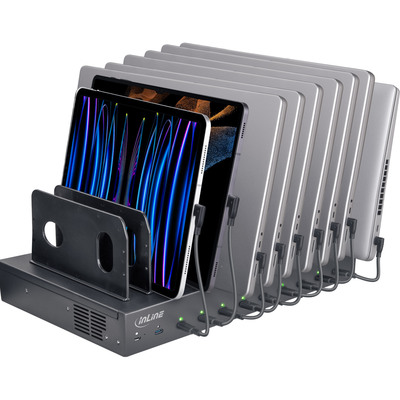InLine® 1000 W Multiport Powerstation, 10x USB-C, PD 3.0, QC 5.0