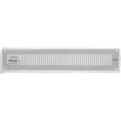 InLine® 19 Blindplatte perforiert, 1 HE, RAL 7035 grau