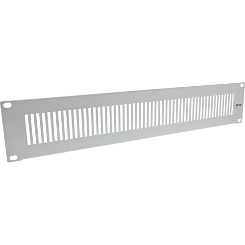 InLine® 19 Blindplatte perforiert, 2 HE, RAL 7035 grau Zubehör Stand- / Wandschränke
