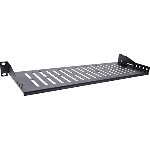 InLine® 19 Fachboden, 150mm, 10kg, 1HE, RAL 9005 schwarz