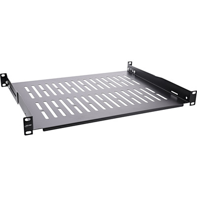InLine® 19 Fachboden, 350mm, 50kg, 1HE, RAL 9005 schwarz InLine® 19 Fachboden, 350mm, 50kg, 1HE, RAL 9005 schwarz