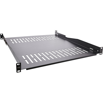 InLine® 19 Fachboden, 550mm, 50kg, 1HE, RAL 9005 schwarz InLine® 19 Fachboden, 550mm, 50kg, 1HE, RAL 9005 schwarz