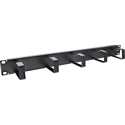 InLine® 19 Kabelführungspanel, 5 kleine Bügel, RAL9005, schwarz InLine® 19 Kabelführungspanel, 5 kleine Bügel, RAL9005, schwarz