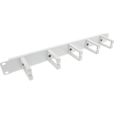 InLine® 19 Kabelführungspanel, 5 Kunststoffbügel, RAL 7035, grau InLine® 19 Kabelführungspanel, 5 Kunststoffbügel, RAL 7035, grau