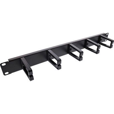 InLine® 19 Kabelführungspanel, 5 Kunststoffbügel, RAL 9005, schwarz InLine® 19 Kabelführungspanel, 5 Kunststoffbügel, RAL 9005, schwarz