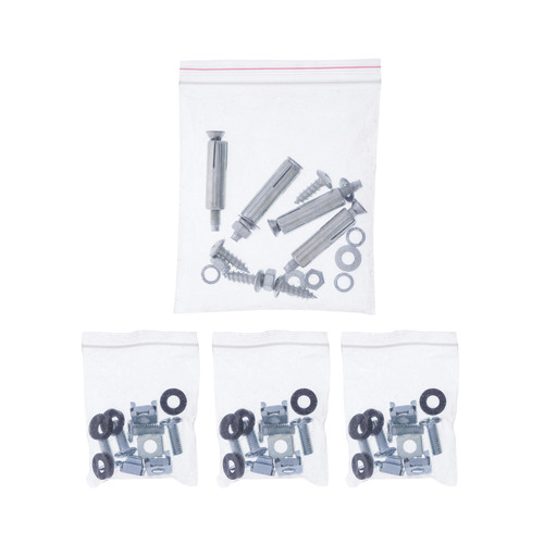 InLine® 19 Rack zur Untertisch-Montage, 3HE, schwarz