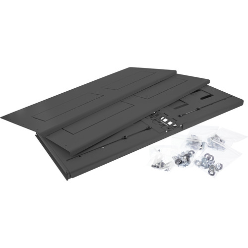 InLine® 19 Rack zur Wandmontage, 4HE, 24-40cm Tiefe, mit Abdeckung, schwarz