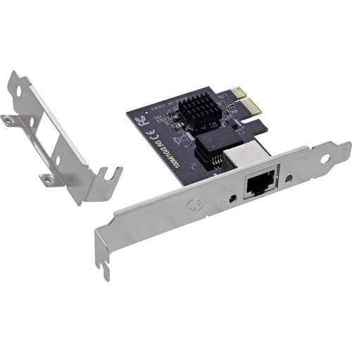 InLine® 2,5-Gigabit Netzwerkkarte, 1x RJ45 2,5 Gb/s, PCIe x1