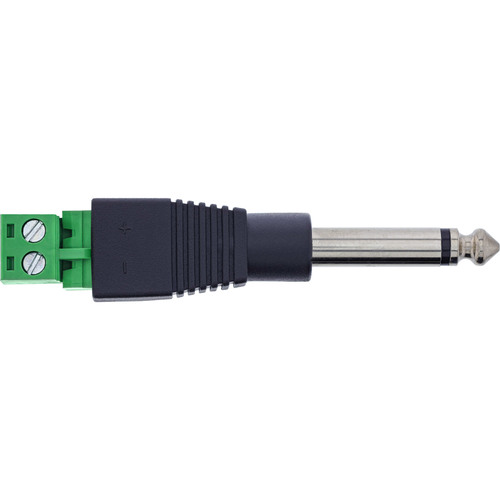 InLine® 6,35mm Klinkenstecker an Terminalblock, Mono, 2pol