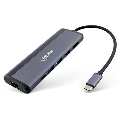 InLine® 8-in-1 USB-C Multihub, HDMI, DP, USB 3.2, PD 3.0 100W, MST InLine® 8-in-1 USB-C Multihub, HDMI, DP, USB 3.2, PD 3.0 100W, MST
