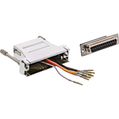 InLine Adapter, 25pol Sub D Buchse an RJ45 Buchse, metallisiert InLine Adapter, 25pol Sub D Buchse an RJ45 Buchse, metallisiert