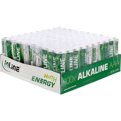 InLine Alkaline High Energy Batterie, Micro (AAA), 100er Pack InLine Alkaline High Energy Batterie, Micro (AAA), 100er Pack