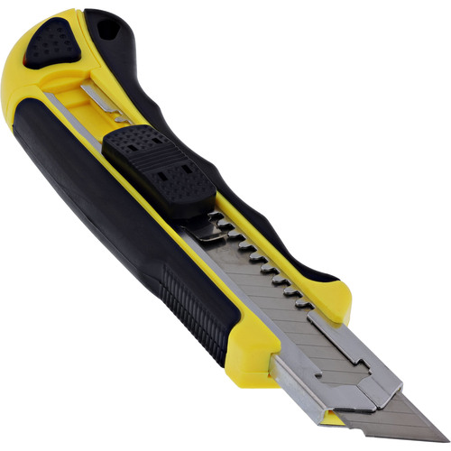 InLine® Allzweck Cuttermesser, 18 mm Abbrechklinge, Sicherheitsverriegelung