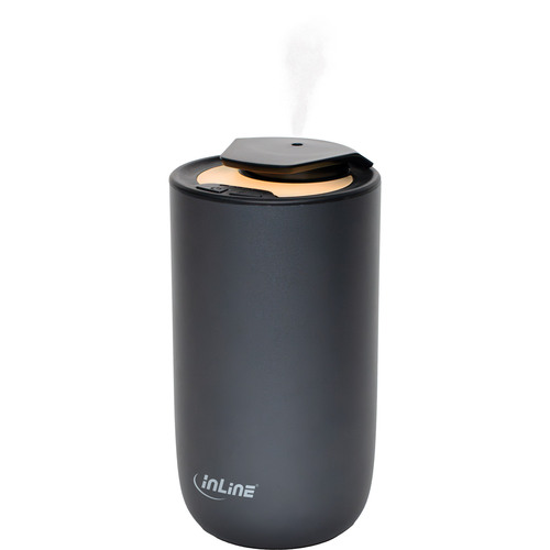 InLine® Aroma Diffuser Home & Car, wasserlos, Ambientelicht, Akku