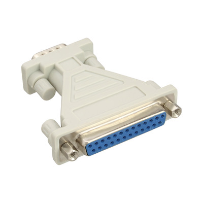 InLine® AT-Adapter, 25pol Sub D Buchse an 9pol Sub D Stecker (Produktbild 1)