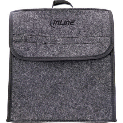 InLine® Aufbewahrungstasche für EV Autoladekabel bis 7,5m, grau