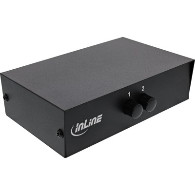 InLine® AV Umschalter manuell 2-port, 3x Cinch IN/OUT (Produktbild 1)