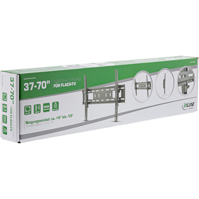 InLine® Basic Wandhalterung, für Flach-TV 94-178cm (37-70), max. 50kg
