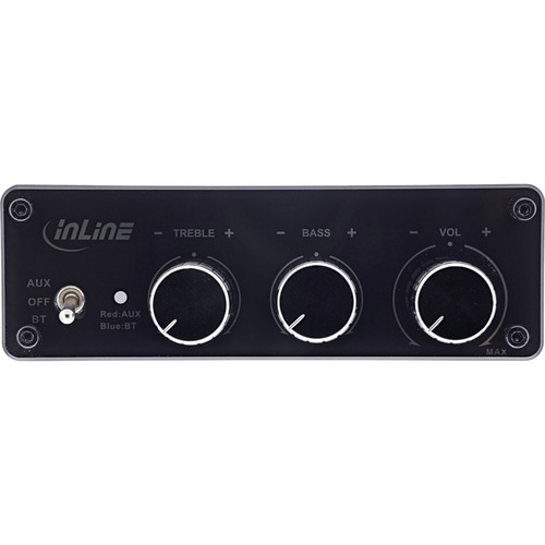 InLine® Bluetooth 5.3 Audio Receiver mit 96 Watt Verstärker