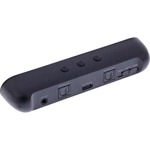 InLine® Bluetooth Audio Transmitter, Display, Sender, BT5.4, Klinke + Toslink