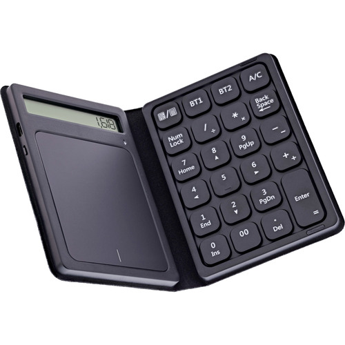 InLine® Bluetooth Nummernblock mit Touchpad, Display, faltbar, schwarz