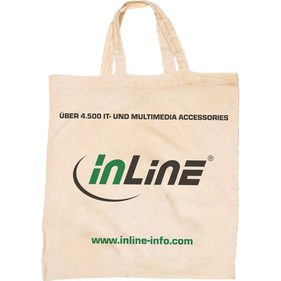InLine Canvas Tragetasche, woodline, natur, 42x12x38cm, mit Henkel InLine Canvas Tragetasche, woodline, natur, 42x12x38cm, mit Henkel