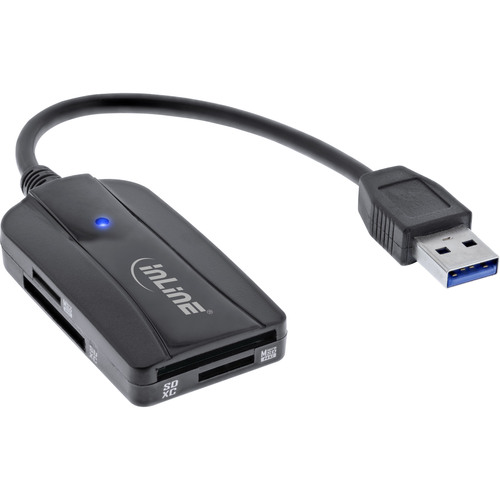 InLine® Card Reader, USB-A, USB 3.2 Gen.1, für SD und microSD InLine® Card Reader, USB-A, USB 3.2 Gen.1, für SD und microSD