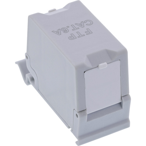 InLine® Cat.6A RJ45 Doppelkupplung für Hutschiene