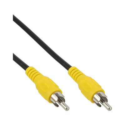 InLine® Cinch Kabel, Video, 1x Cinch Stecker / Stecker, Steckerfarbe gelb, 10m (Produktbild 1)