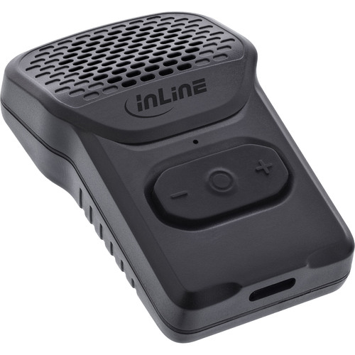 InLine® ClipTone, tragbarer Bluetooth Lautsprecher, Clip, Freisprecheinrichtung