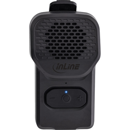 InLine® ClipTone, tragbarer Bluetooth Lautsprecher, Clip, Freisprecheinrichtung