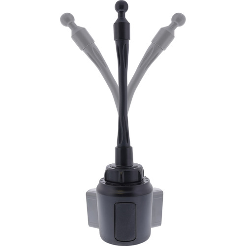 InLine® Cupholder-Fuß, Getränkehalter-Adapter für KFZ-Halterung, flexibel