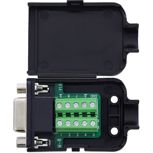InLine® D-Sub 9 Breakout-Terminalblock, Buchse, Schraubklemme