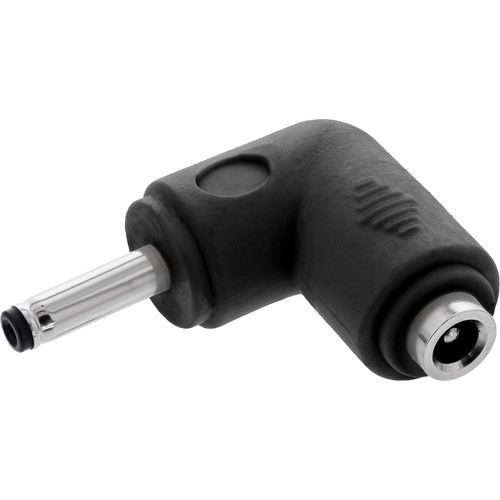 InLine® DC Adapter, 3,5 x 1,35 mm, Stecker/Buchse, gewinkelt, schwarz Adapter