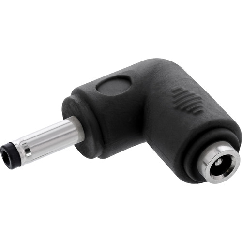 InLine® DC Adapter, 4,0 x 1,7 mm, Stecker/Buchse, gewinkelt, schwarz Adapter