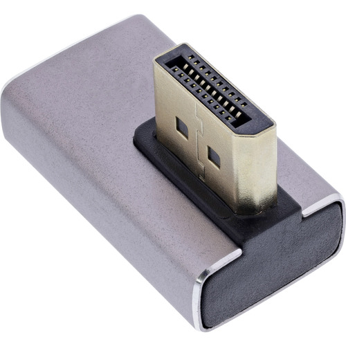 InLine® DisplayPort 1.4 Adapter, DisplayPort St/ Bu, 90° vertikal rechts, 8K