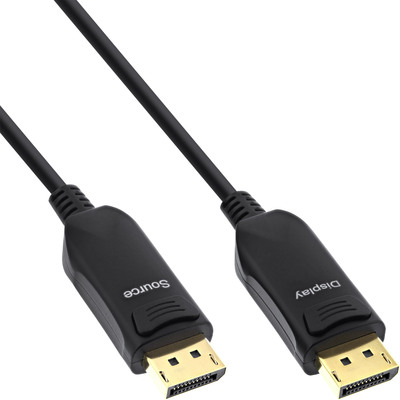 InLine DisplayPort 1.4 AOC Kabel, 8K4K, schwarz, 15m (Produktbild 1)