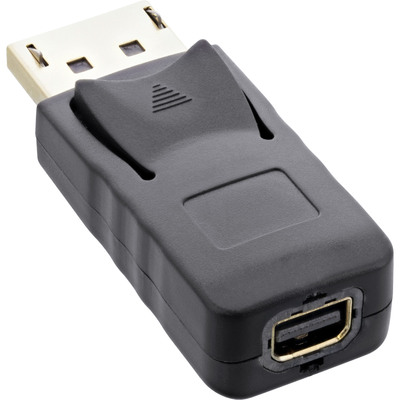 InLine® DisplayPort Adapter, DisplayPort Stecker auf mini DisplayPort Buchse, 4K (Produktbild 1)