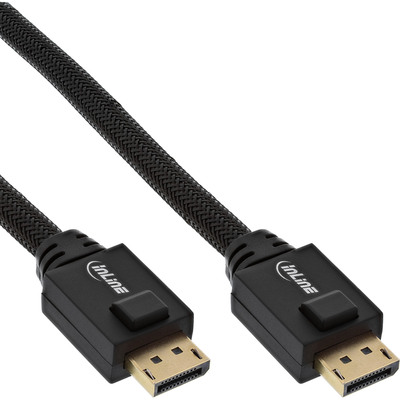 InLine DisplayPort Aktiv-Kabel, 4K2K, schwarz, vergoldete Kontakte, 15m (Produktbild 1)