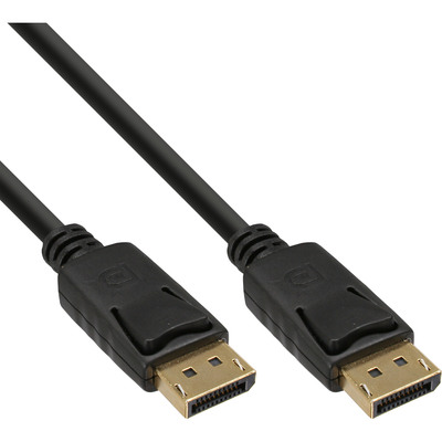 InLine® DisplayPort Kabel, schwarz, vergoldete Kontakte, 7,5m InLine® DisplayPort Kabel, schwarz, vergoldete Kontakte, 7,5m