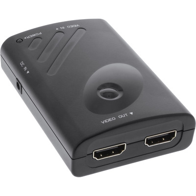 InLine® Displayport zu 2x HDMI Splitter/Verteiler, FullHD, m. Videowand-Funktion (Produktbild 1)