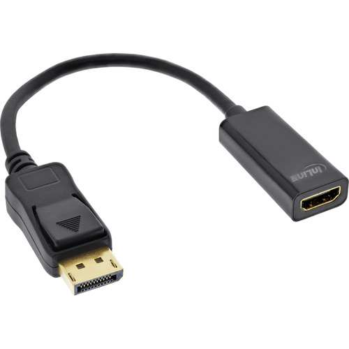InLine® DisplayPort zu HDMI Adapterkabel mit Audio, DisplayPort St auf HDMI Bu