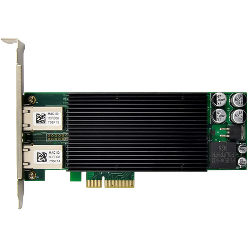 InLine® Dual Gigabit Netzwerkkarte, 2x RJ45 1 Gb/s, PCIe x4, PoE+