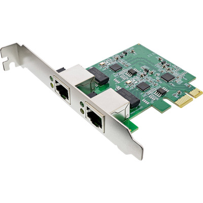 InLine Dual Gigabit Netzwerkkarte, 2x RJ45 2,5Gb/s, PCIe x1, inkl. low profile Slotblech InLine Dual Gigabit Netzwerkkarte, 2x RJ45 2,5Gb/s, PCIe x1, inkl. low profile Slotblech