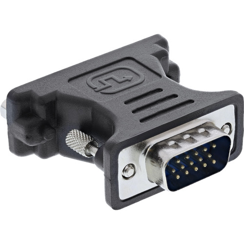 InLine® DVI-A Adapter, analog, 24+5 Buchse auf VGA Stecker, schwarz