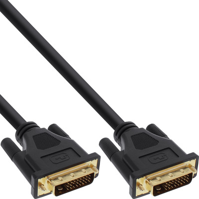 InLine DVI-D Anschlusskabel Premium, digital 24+1 Stecker / Stecker, Dual Link, 5m (Produktbild 1)