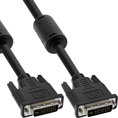 InLine DVI-I Kabel, digital/analog, 24+5 Stecker / Stecker, Dual Link, 1,8m (Produktbild 1)