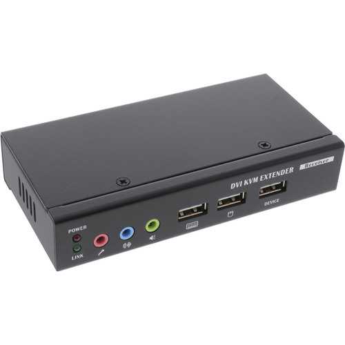 InLine® DVI USB KVM Extender, Verlängerung über UTP, mit Audio, bis 50m