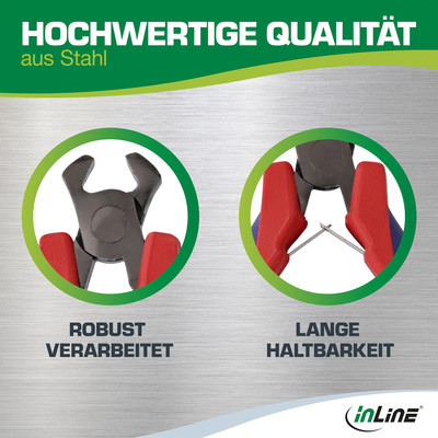 InLine® Elektronik-Zangen, Set, 8-teilig